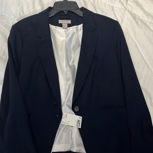 Large navy blue blazer H&M